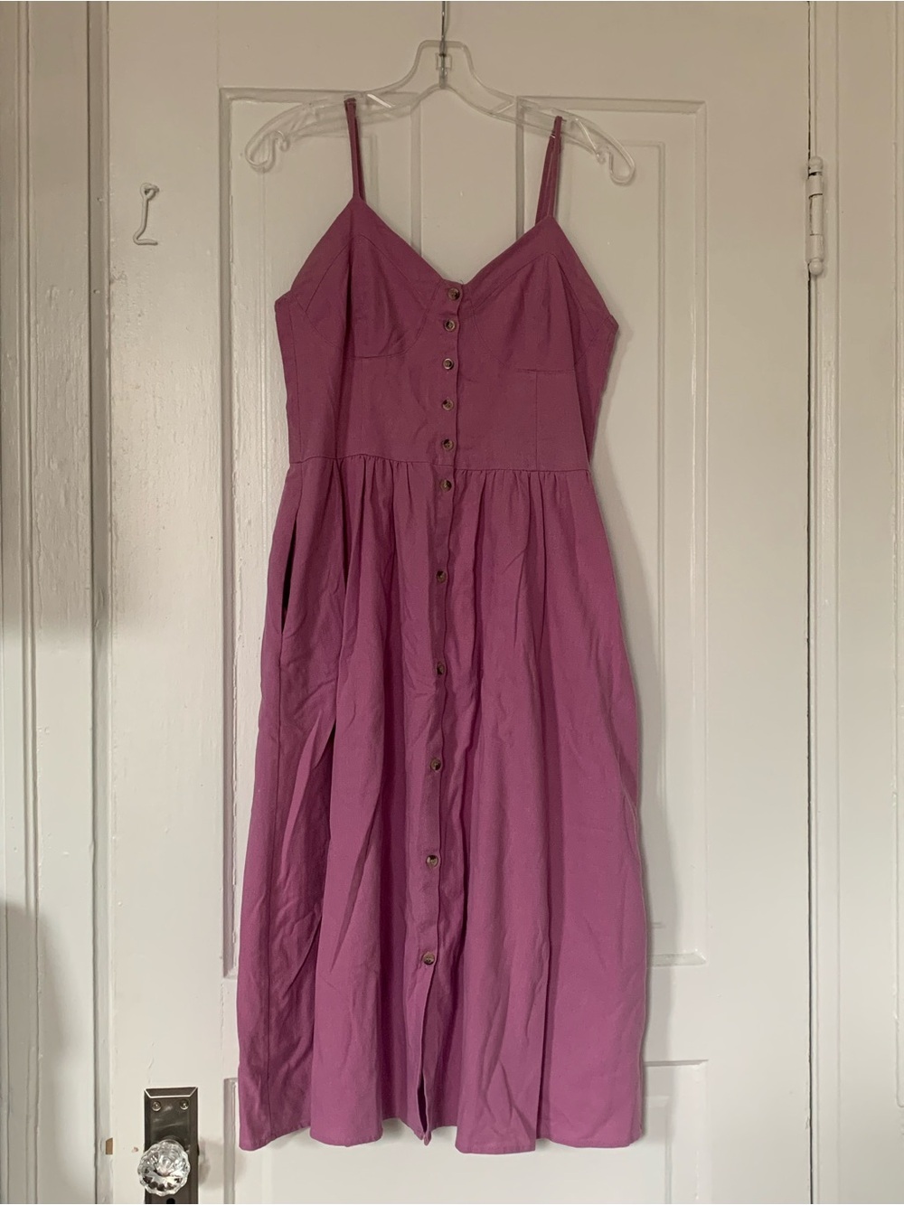 Rolla's Eve lilac linen dress